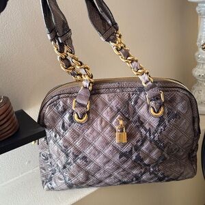 Authentic Marc Jacobs vintage python hand bag